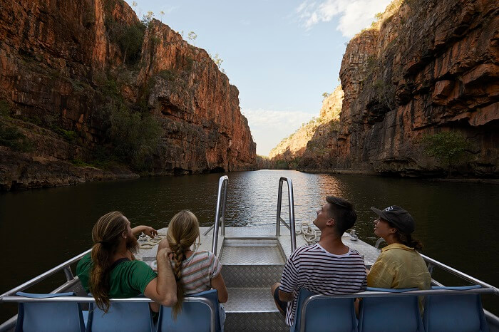 Boat tour in Katherine Gorge